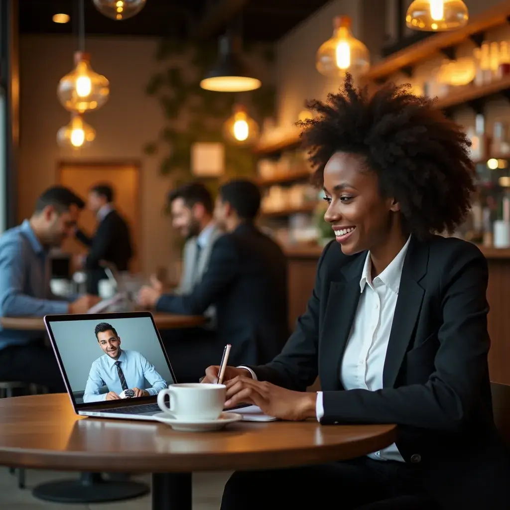 Modern office environment